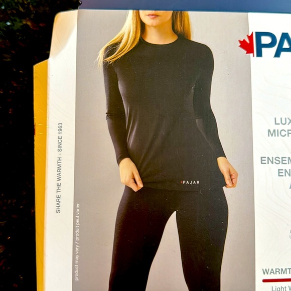 PAJAR Luxe silk feel brushed microfiber base layer set - Picture 2 of 8